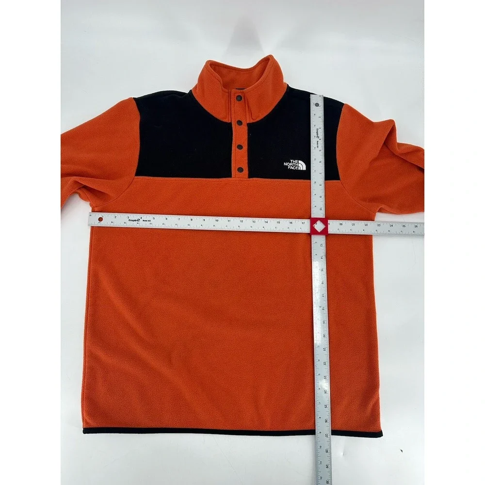 The North Face Pullover 1/2 Button Snap Outdoor‎ Fleece Sweater Men's Size Large
